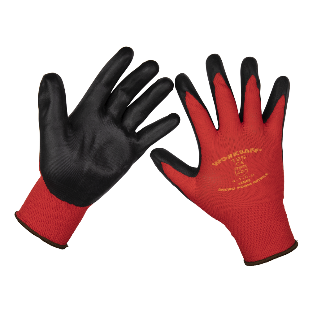 Flexi Grip Nitrile Palm Gloves (Large) Pack of 120 Pairs Huttie