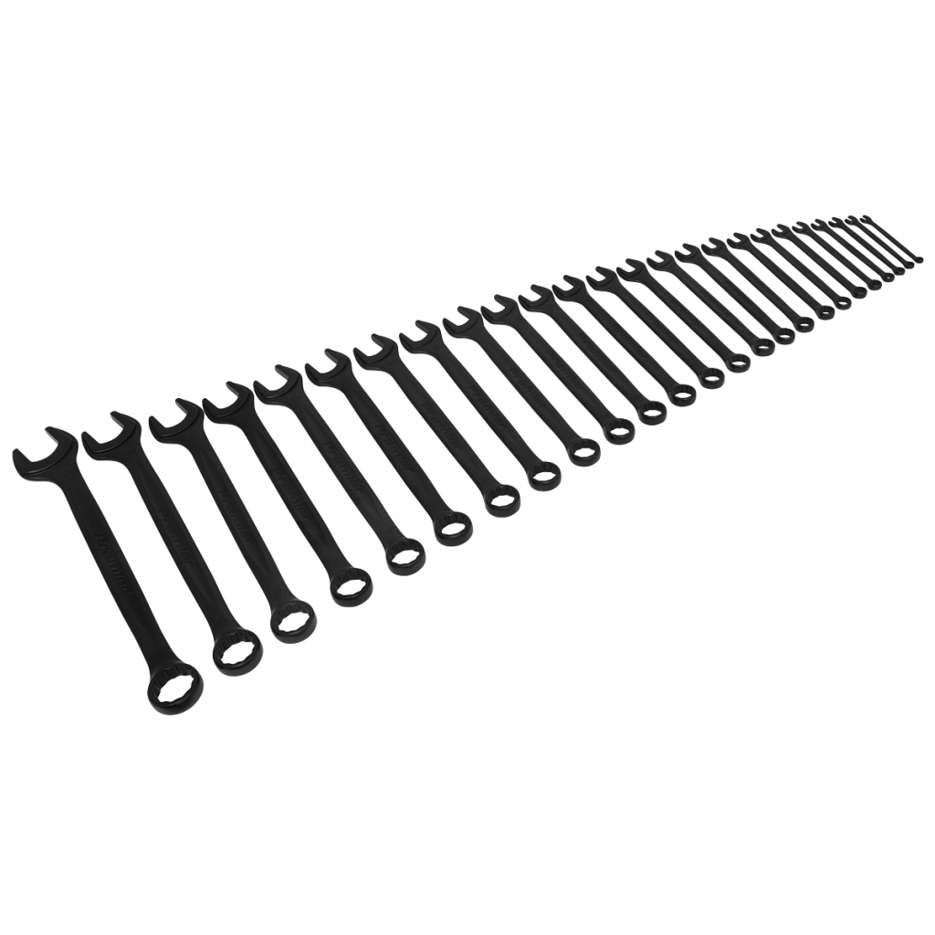 Combination Spanner Set 25pc Metric Black Series Huttie