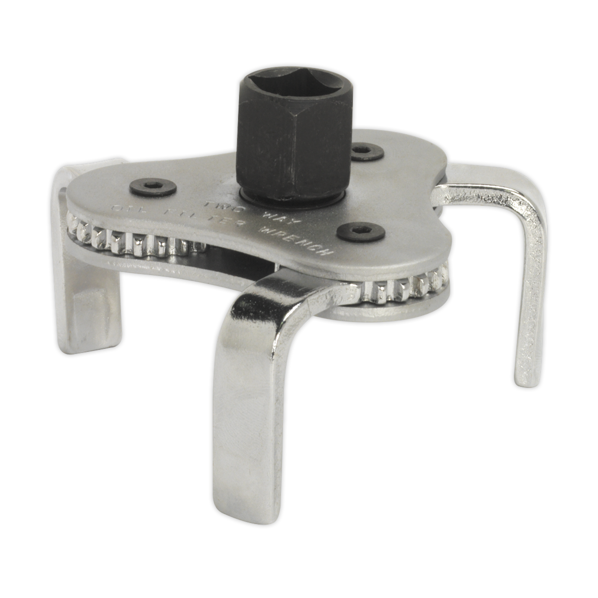 Professional Oil Filter Claw Wrench, 3-Armed - Ideal For Metal-Housed