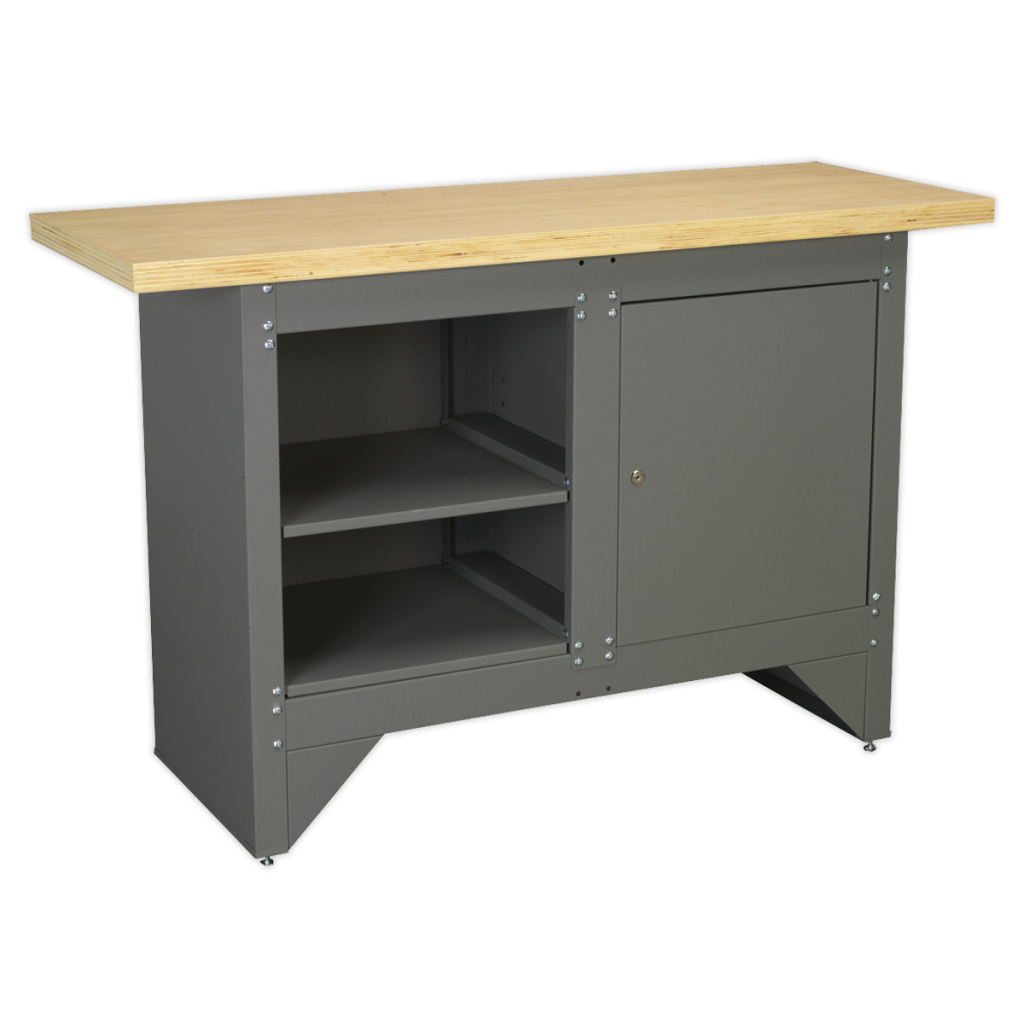 Workbench With Cupboard Heavy Duty Huttie