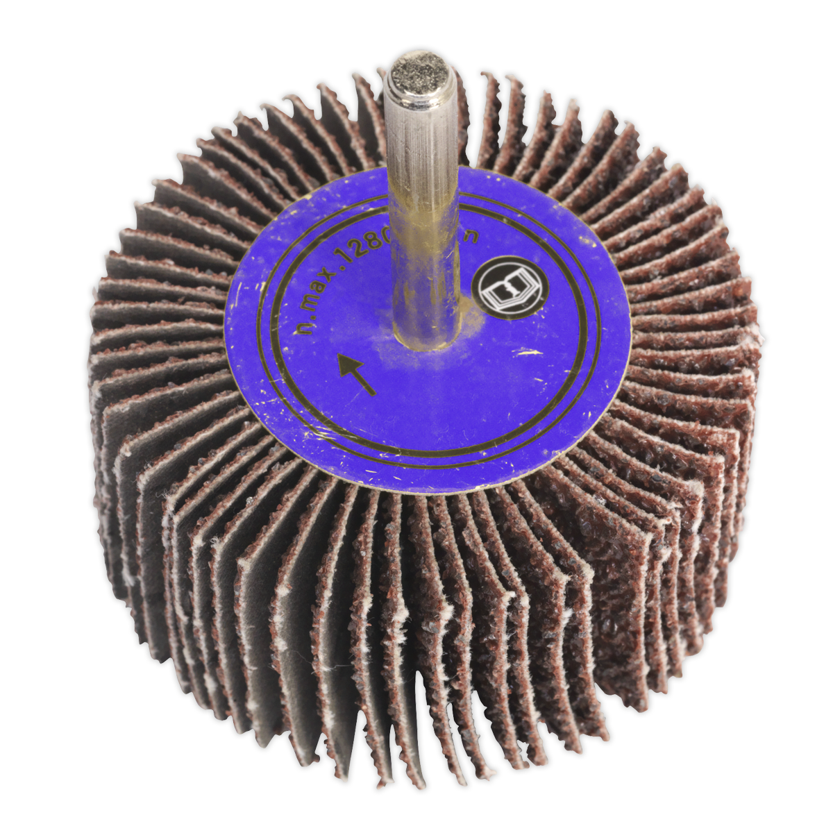 Flap Wheel Ø25 x 10mm 6mm Shaft 80Grit Huttie