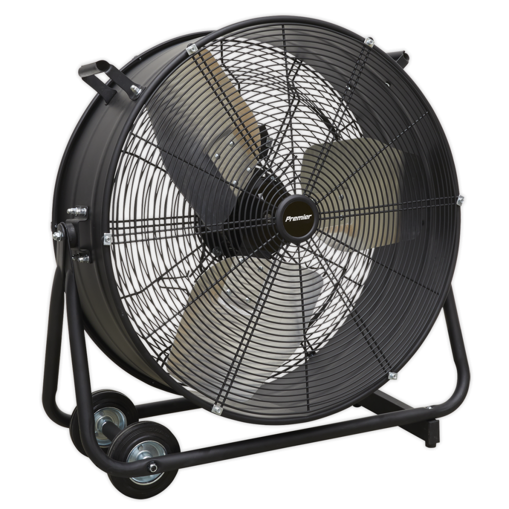Industrial High Velocity Drum Fan 24" 230V Premier Huttie