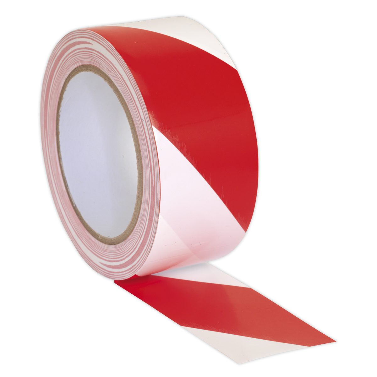 Primatel Adhesive Hazard Marking Red White Tape 50mm x 33m Pack of 1 