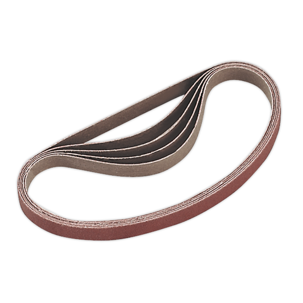 Sanding Belt 10 x 330mm 120Grit Pack of 5 Huttie