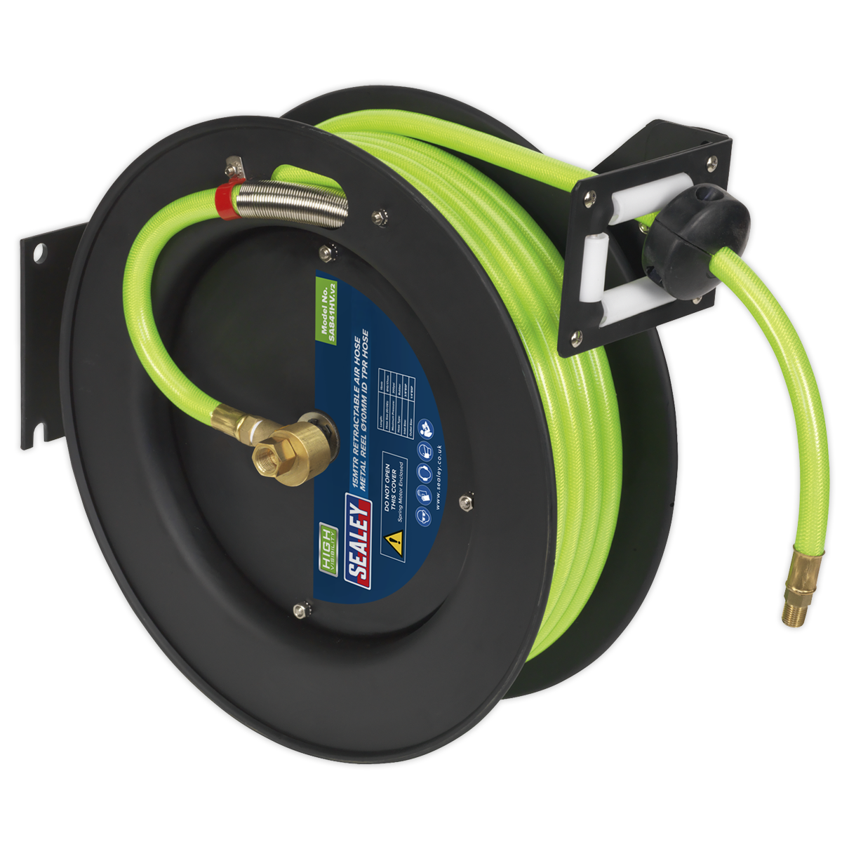 BLACK BULL 50 Retractable Air Hose Reel With Auto Rewind, 53% OFF