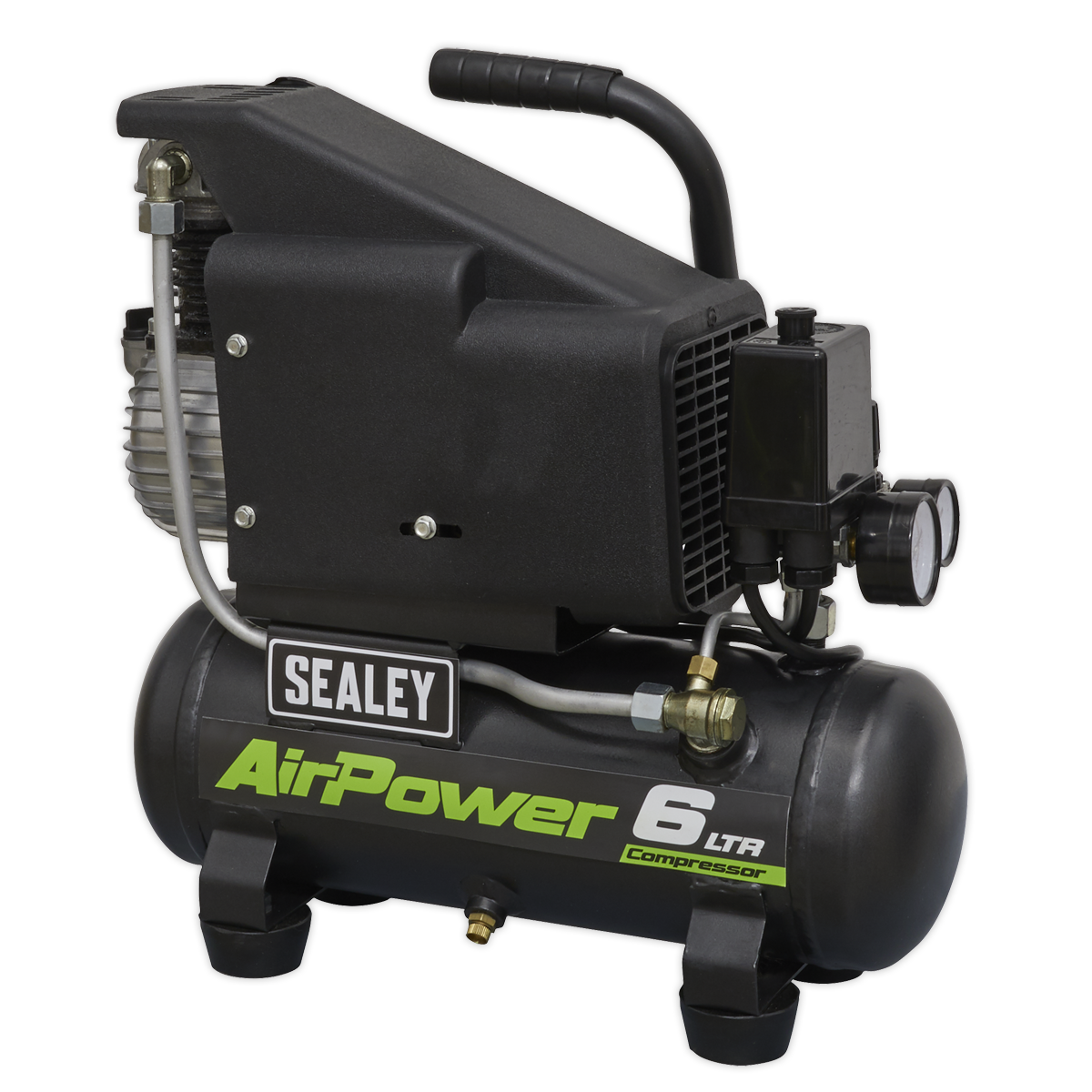 Air Compressor 6L Direct Drive 1hp Huttie