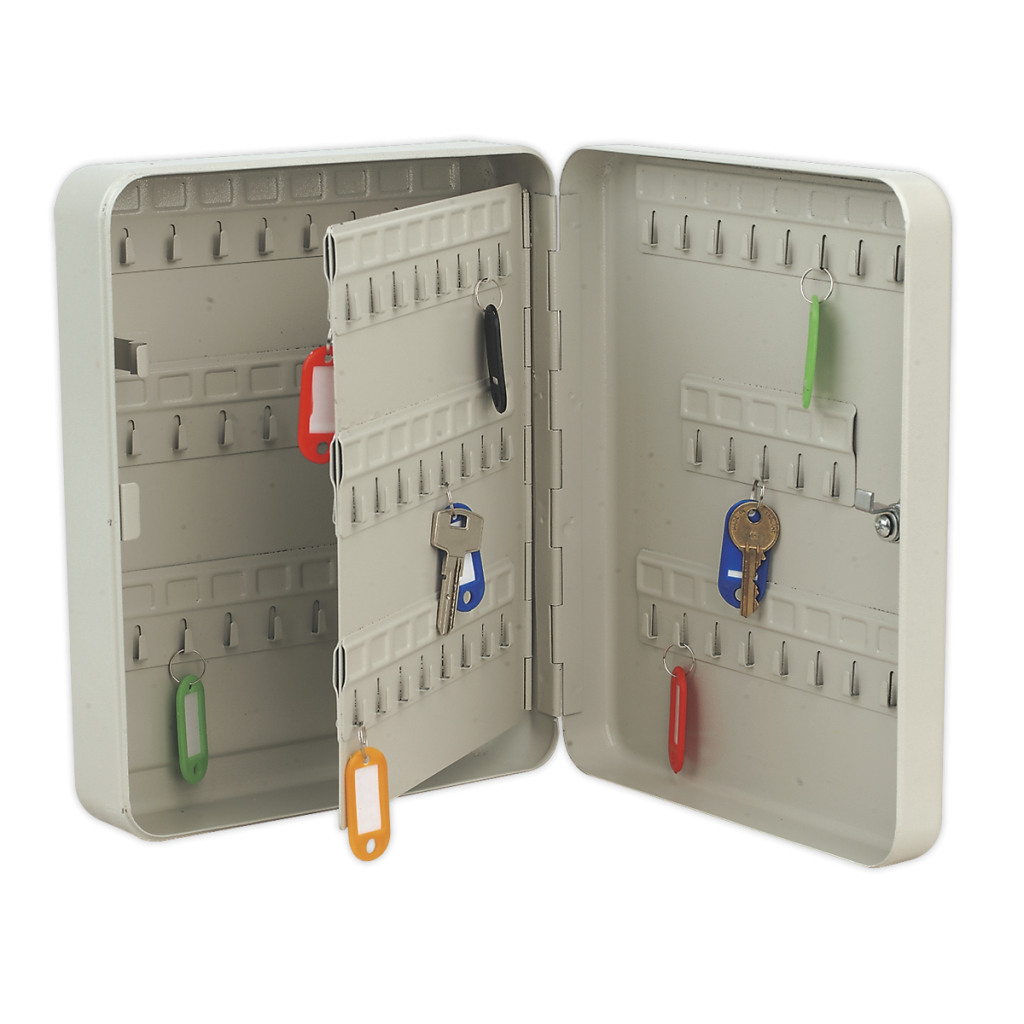 Key Cabinet With 93 Key Tags Huttie