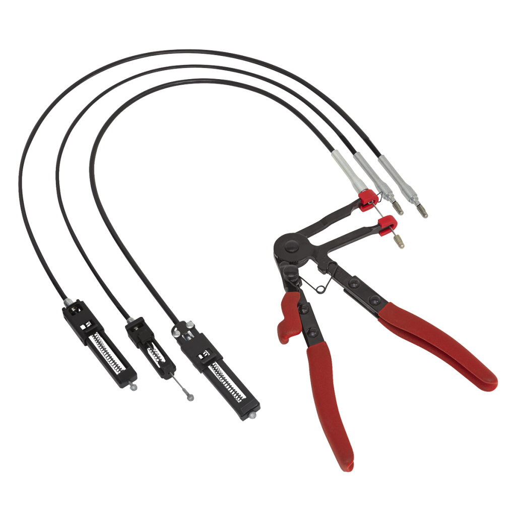 Remote Action Hose Clamp Pliers Interchangeable Huttie