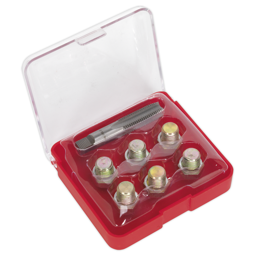 Oil drain plug thread repair set m13 huttie