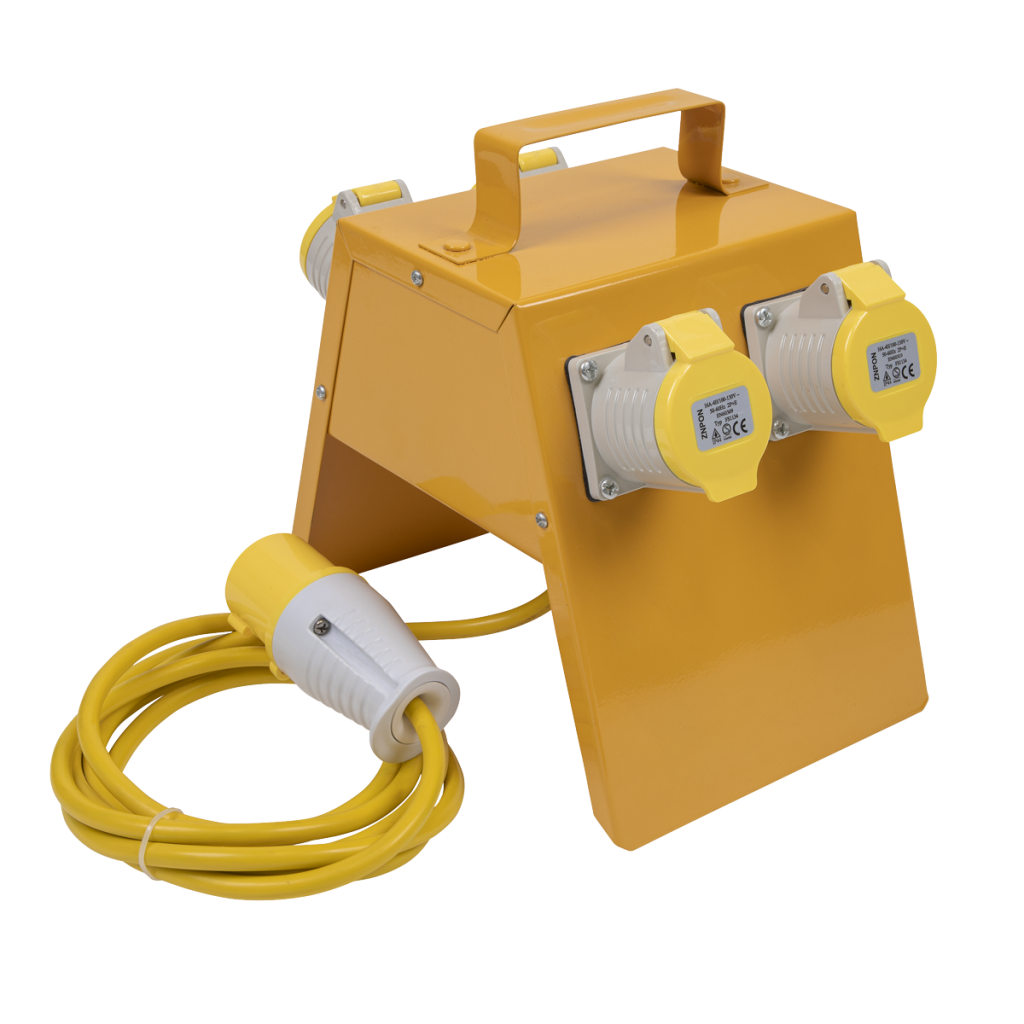 CEE 4Way Splitter Box 1.5mm Cable 16A Plug Huttie